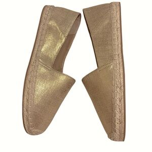 Banana Republic espadrilles NWOT,  Gold, size 10